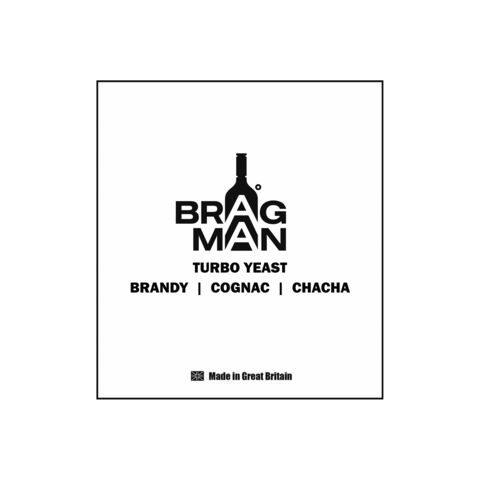 1. Спиртовые дрожжи Brandy/Cognac/Chacha (Bragman), 60 г